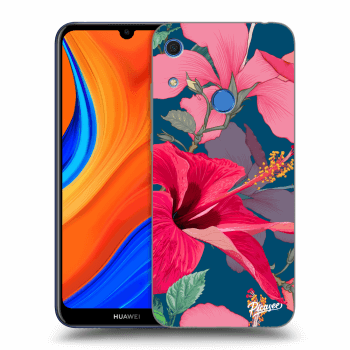 Picasee Huawei Y6S Hülle - Transparentes Silikon - Hibiscus