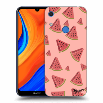 Picasee Huawei Y6S Hülle - Schwarzes Silikon - Watermelon