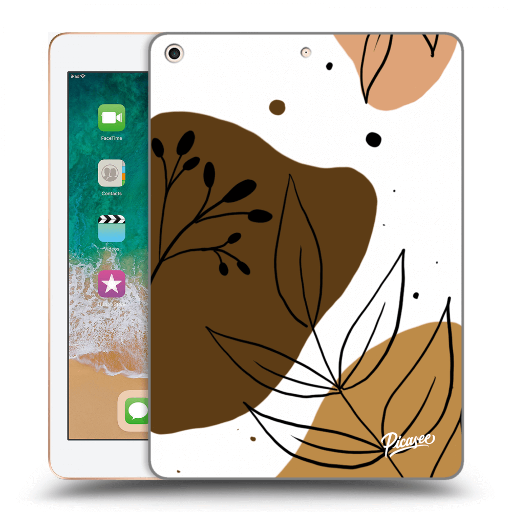 Picasee Schwarze Silikonhülle für Apple iPad 9.7" 2018 (6. gen) - Boho style