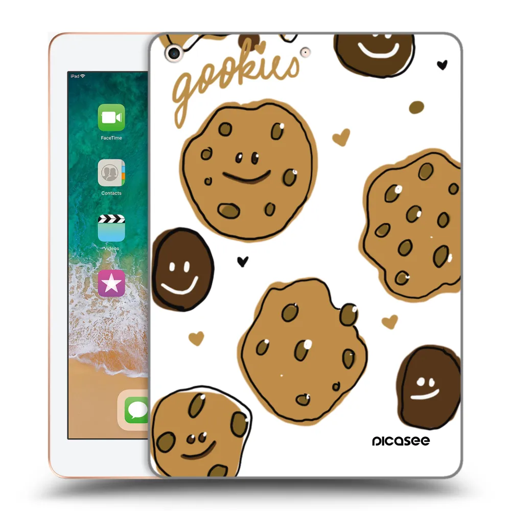 Picasee transparente Silikonhülle für Apple iPad 9.7" 2018 (6. gen) - Gookies