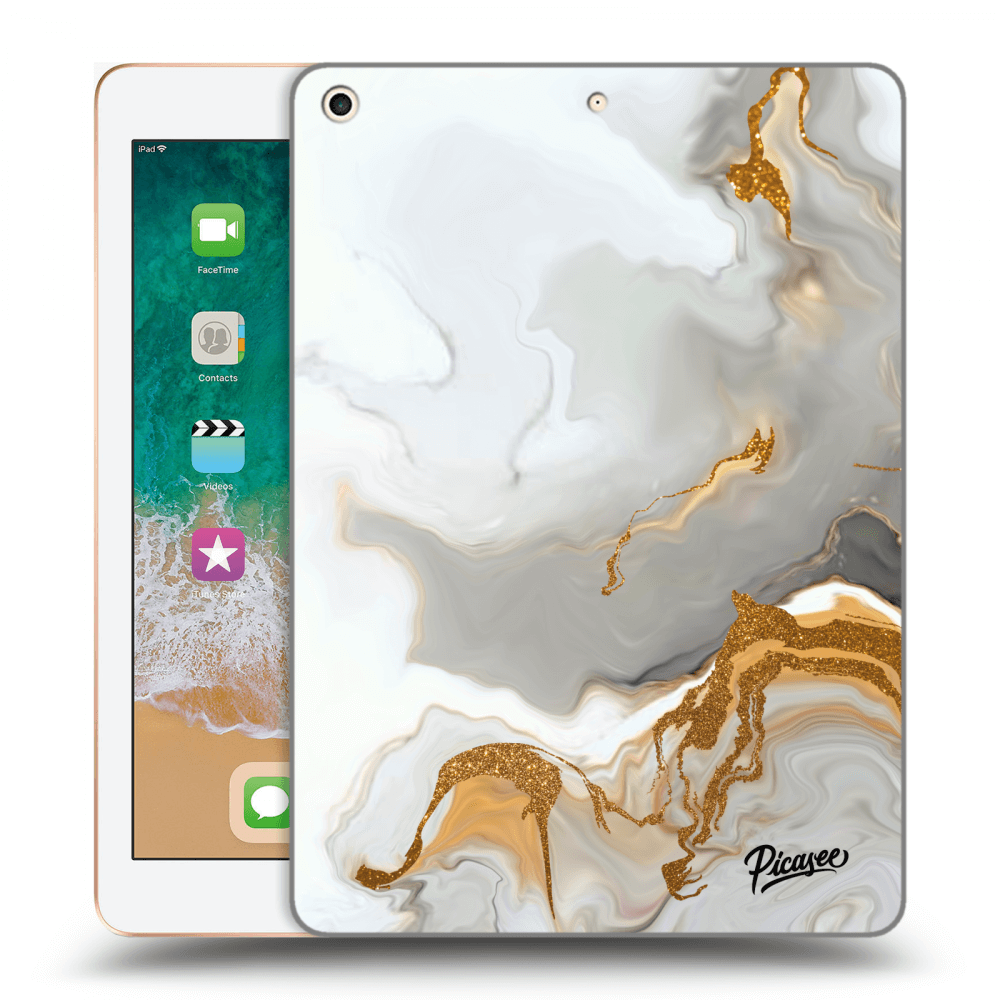Picasee Schwarze Silikonhülle für Apple iPad 9.7" 2018 (6. gen) - Her