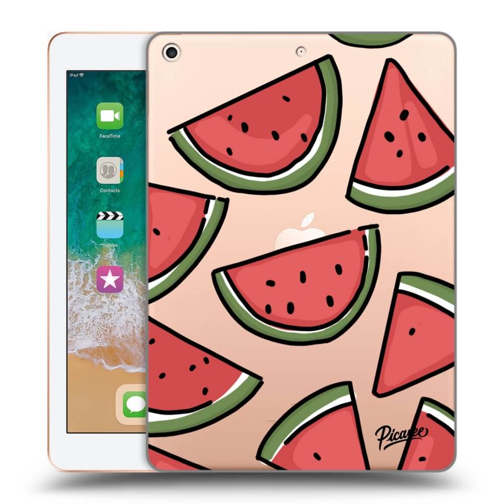 Picasee transparente Silikonhülle für Apple iPad 9.7" 2018 (6. gen) - Melone