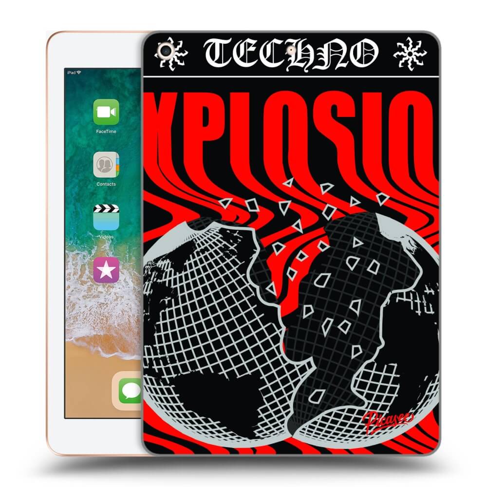 Picasee transparente Silikonhülle für Apple iPad 9.7" 2018 (6. gen) - EXPLOSION
