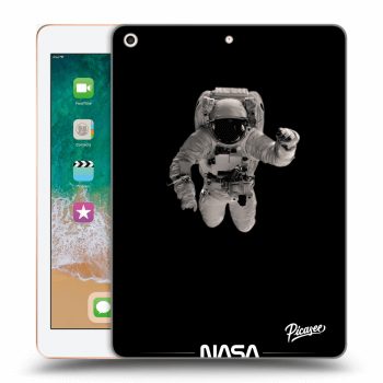 Picasee transparente Silikonhülle für Apple iPad 9.7" 2018 (6. gen) - Astronaut Minimal
