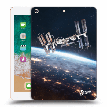 Picasee transparente Silikonhülle für Apple iPad 9.7" 2018 (6. gen) - Station
