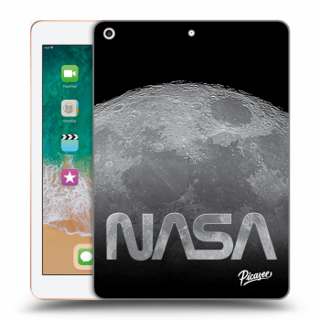 Picasee transparente Silikonhülle für Apple iPad 9.7" 2018 (6. gen) - Moon Cut