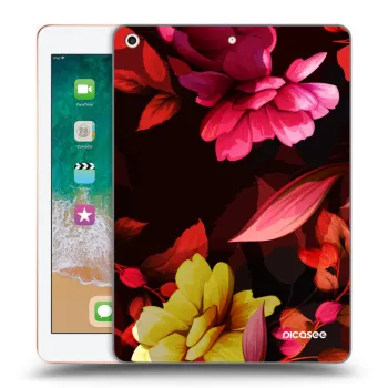 Hülle für Apple iPad 9.7" 2018 (6. gen) - Dark Peonny