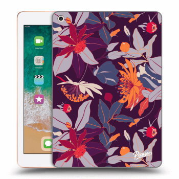 Hülle für Apple iPad 9.7" 2018 (6. gen) - Purple Leaf