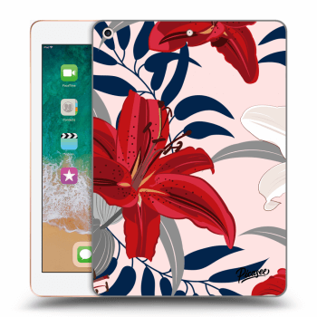 Hülle für Apple iPad 9.7" 2018 (6. gen) - Red Lily