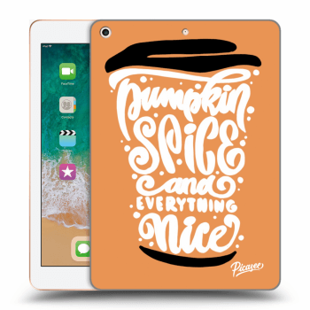 Hülle für Apple iPad 9.7" 2018 (6. gen) - Pumpkin coffee