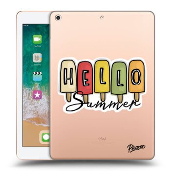 Picasee transparente Silikonhülle für Apple iPad 9.7" 2018 (6. gen) - Ice Cream