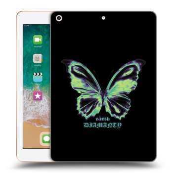 Picasee transparente Silikonhülle für Apple iPad 9.7" 2018 (6. gen) - Diamanty Blue