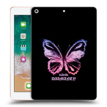 Picasee transparente Silikonhülle für Apple iPad 9.7" 2018 (6. gen) - Diamanty Purple
