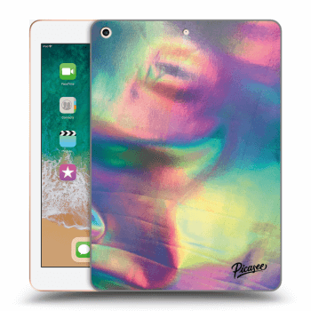 Picasee transparente Silikonhülle für Apple iPad 9.7" 2018 (6. gen) - Holo