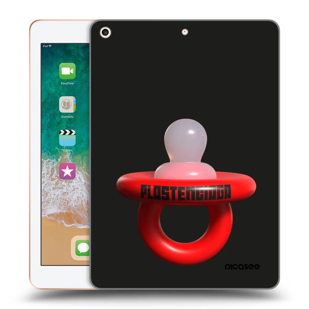 Picasee transparente Silikonhülle für Apple iPad 9.7" 2018 (6. gen) - Le Dudel