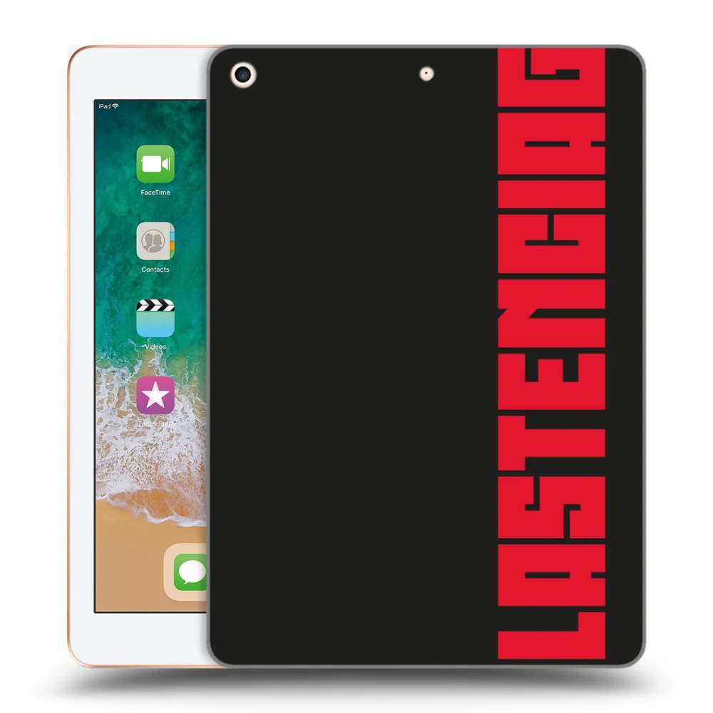 Picasee transparente Silikonhülle für Apple iPad 9.7" 2018 (6. gen) - Plastenciaga
