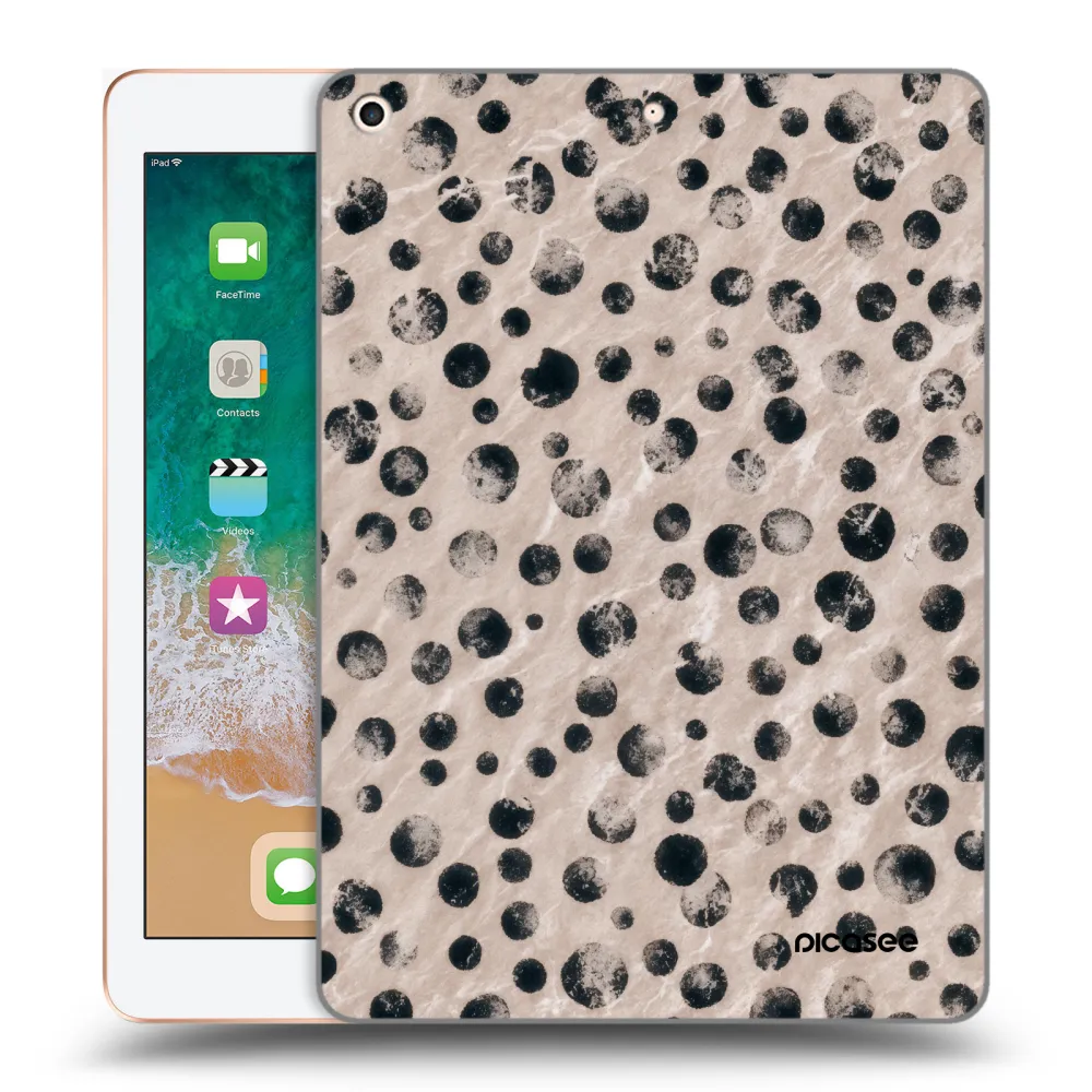 Picasee transparente Silikonhülle für Apple iPad 9.7" 2018 (6. gen) - Inked