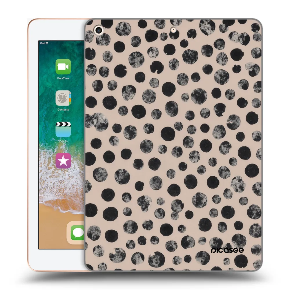 Picasee transparente Silikonhülle für Apple iPad 9.7" 2018 (6. gen) - Dots