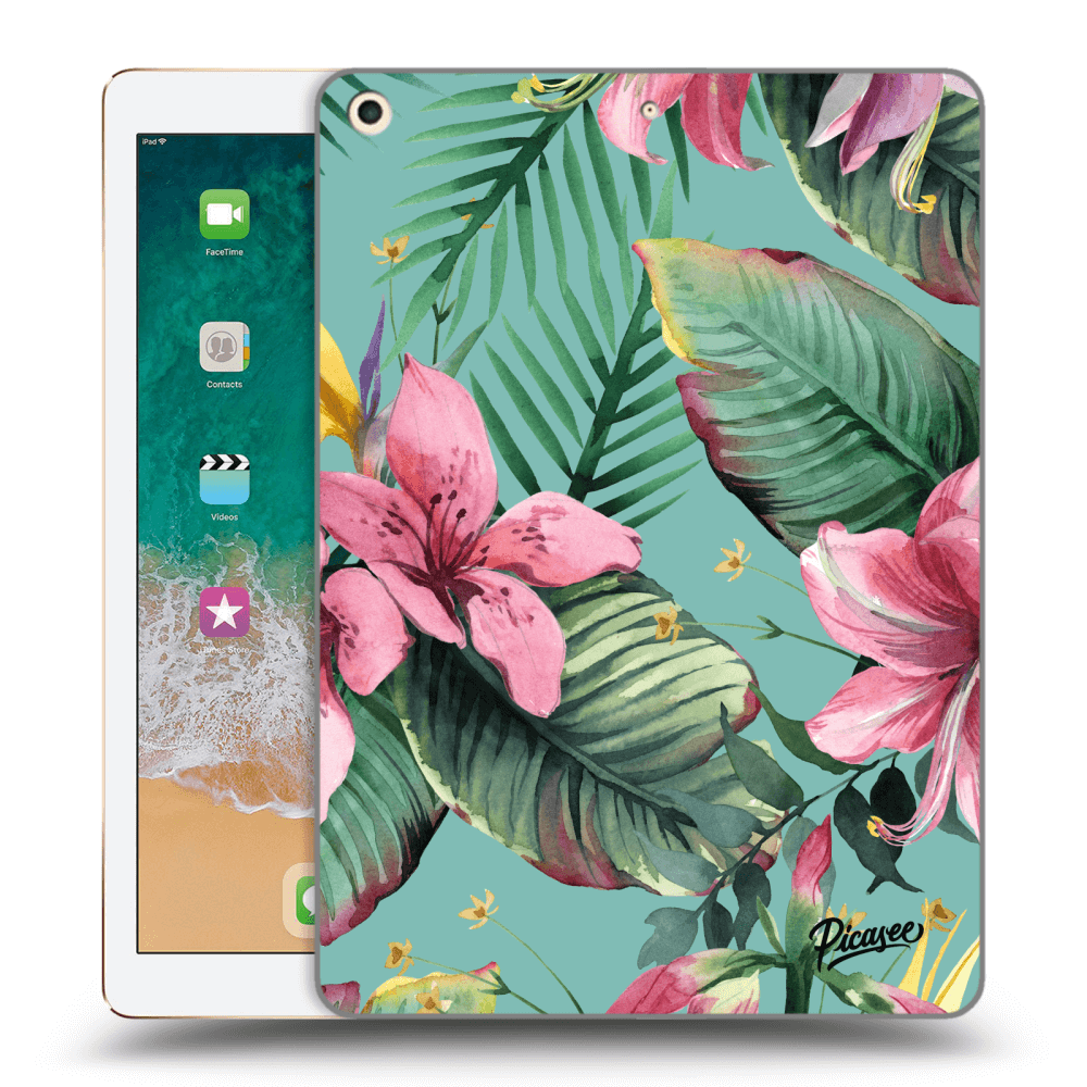 Picasee transparente Silikonhülle für Apple iPad 9.7" 2017 (5. gen) - Hawaii