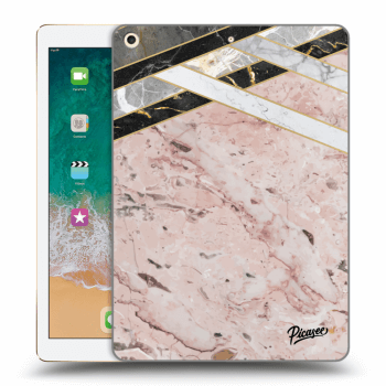 Hülle für Apple iPad 9.7" 2017 (5. gen) - Pink geometry