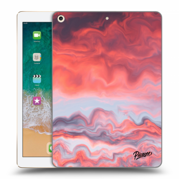 Picasee Schwarze Silikonhülle für Apple iPad 9.7" 2017 (5. gen) - Sunset