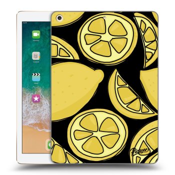 Picasee Schwarze Silikonhülle für Apple iPad 9.7" 2017 (5. gen) - Lemon