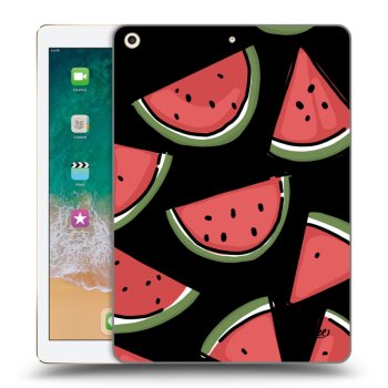 Picasee Schwarze Silikonhülle für Apple iPad 9.7" 2017 (5. gen) - Melone