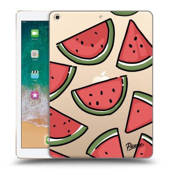 Picasee transparente Silikonhülle für Apple iPad 9.7" 2017 (5. gen) - Melone