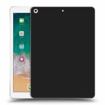 Picasee Schwarze Silikonhülle für Apple iPad 9.7" 2017 (5. gen) - Clear