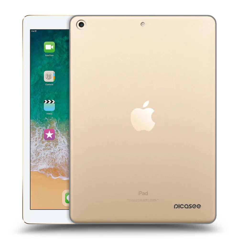 Picasee transparente Silikonhülle für Apple iPad 9.7" 2017 (5. gen) - Clear
