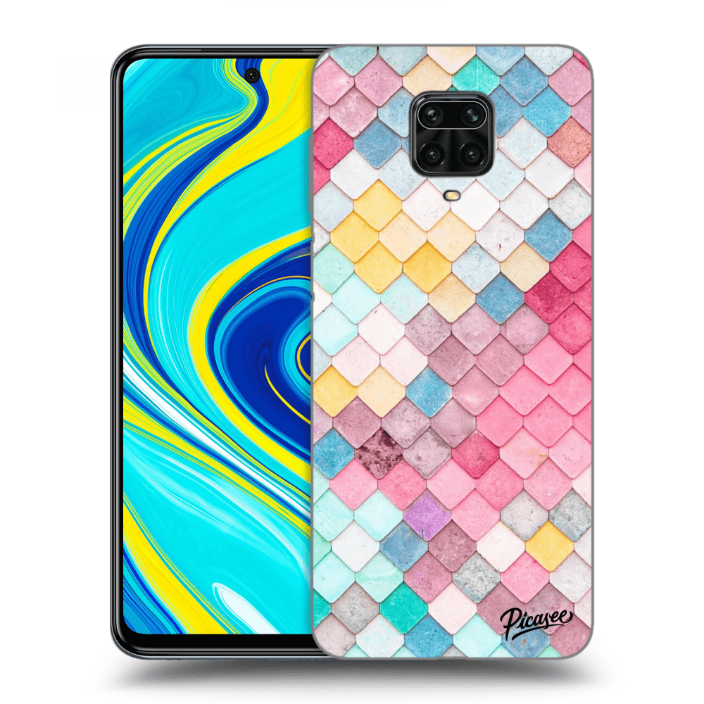 Picasee Xiaomi Redmi Note 9 Pro Hülle - Transparentes Silikon - Colorful roof