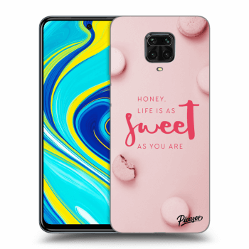 Picasee Xiaomi Redmi Note 9 Pro Hülle - Transparentes Silikon - Life is as sweet as you are