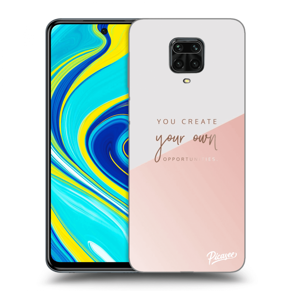 Picasee Xiaomi Redmi Note 9 Pro Hülle - Schwarzes Silikon - You create your own opportunities