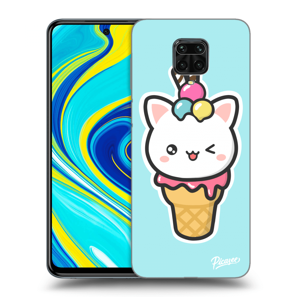 Picasee ULTIMATE CASE für Xiaomi Redmi Note 9 Pro - Ice Cream Cat