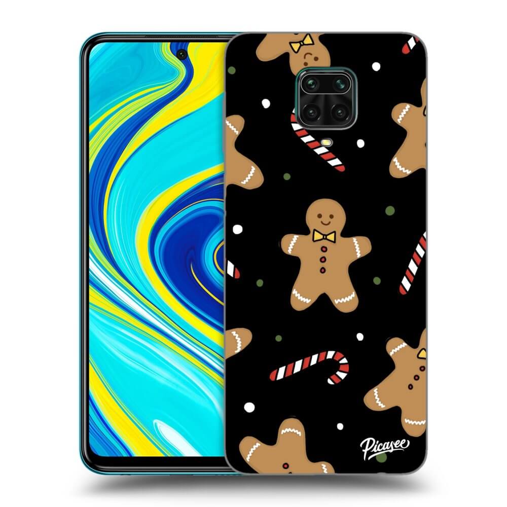 Picasee Xiaomi Redmi Note 9S Hülle - Schwarzes Silikon - Gingerbread