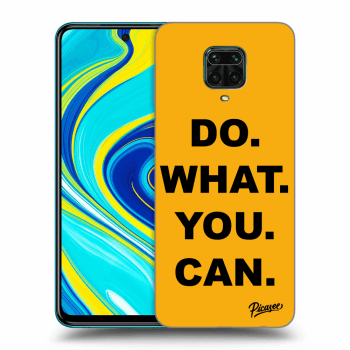 Picasee Xiaomi Redmi Note 9S Hülle - Transparentes Silikon - Do What You Can