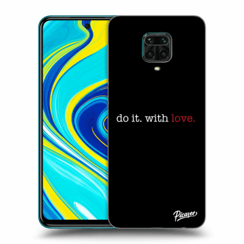 Picasee Xiaomi Redmi Note 9S Hülle - Schwarzes Silikon - Do it. With love.