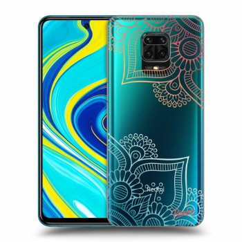 Picasee Xiaomi Redmi Note 9S Hülle - Transparentes Silikon - Flowers pattern