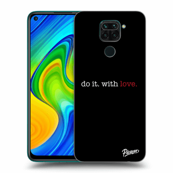 Picasee Xiaomi Redmi Note 9 Hülle - Transparentes Silikon - Do it. With love.