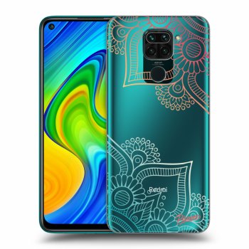 Picasee Xiaomi Redmi Note 9 Hülle - Transparentes Silikon - Flowers pattern