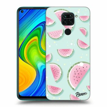 Picasee Xiaomi Redmi Note 9 Hülle - Schwarzes Silikon - Watermelon 2