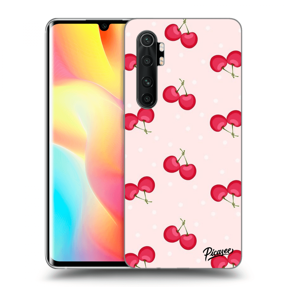 Picasee Xiaomi Mi Note 10 Lite Hülle - Transparentes Silikon - Cherries