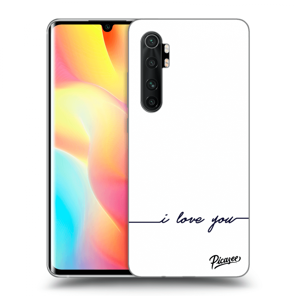 Picasee ULTIMATE CASE für Xiaomi Mi Note 10 Lite - I love you
