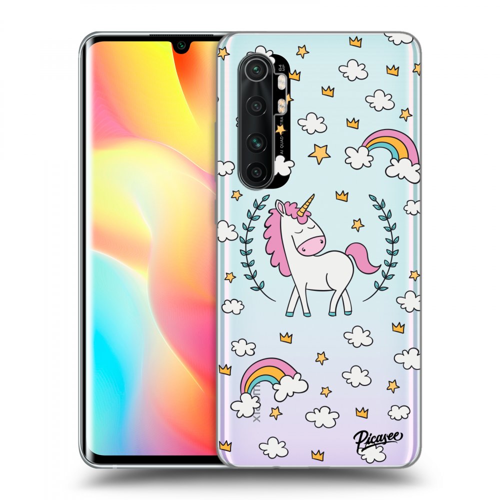 Picasee Xiaomi Mi Note 10 Lite Hülle - Transparentes Silikon - Unicorn star heaven