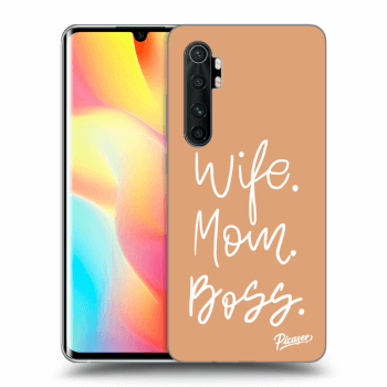 Picasee Xiaomi Mi Note 10 Lite Hülle - Transparentes Silikon - Boss Mama