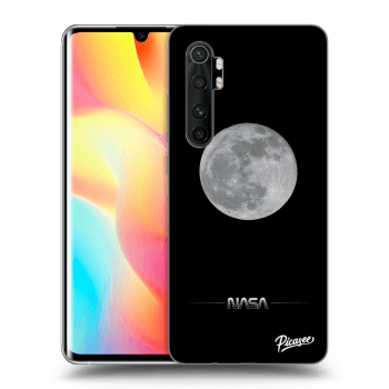 Picasee Xiaomi Mi Note 10 Lite Hülle - Schwarzes Silikon - Moon Minimal
