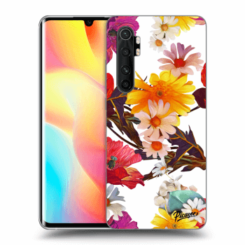Picasee Xiaomi Mi Note 10 Lite Hülle - Schwarzes Silikon - Meadow