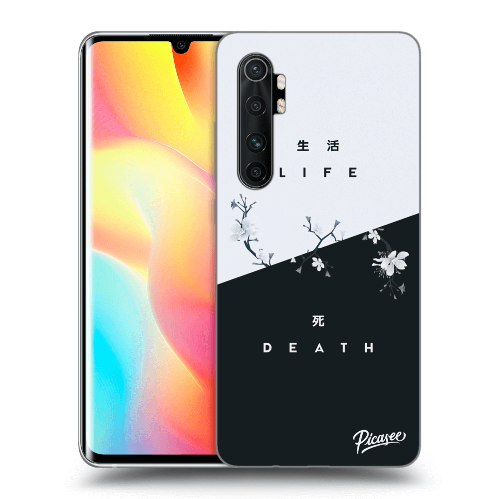 Picasee Xiaomi Mi Note 10 Lite Hülle - Transparentes Silikon - Life - Death