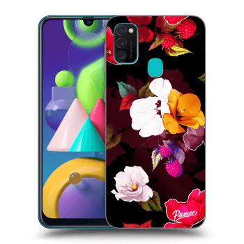 Hülle für Samsung Galaxy M21 M215F - Flowers and Berries