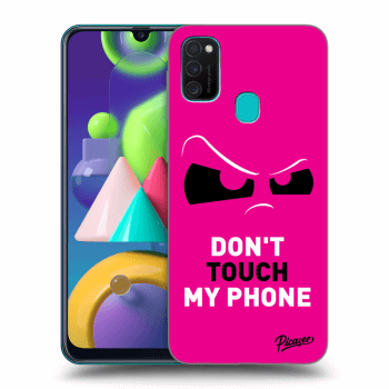 Hülle für Samsung Galaxy M21 M215F - Cloudy Eye - Pink